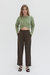 Laina Cuffed Trousers - Espresso