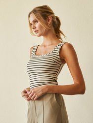 Laurie Knit Tank - Ivory