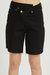 Leeor Denim Bermuda Shorts - Black