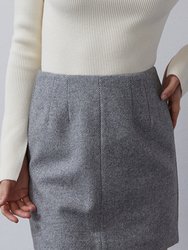 Lyla Brushed Tweed Mini Skirt