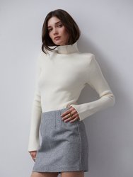 Lyla Brushed Tweed Mini Skirt