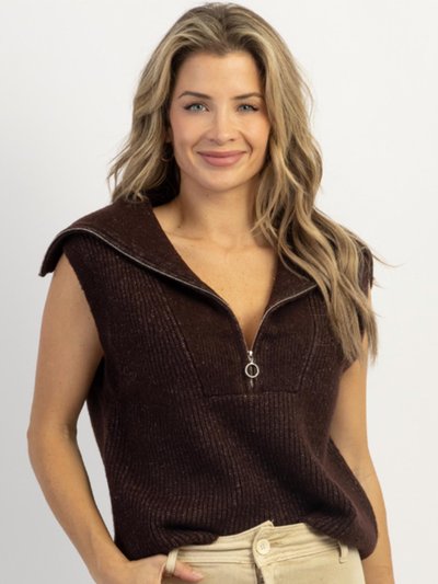 Crescent Mackenzie Collared Sweater Vest product