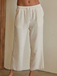 Maddie Tweed Pants - Cream