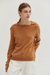 Maline Sweater Top - Camel