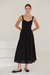Marina Bustier Dress - BLACK - Black