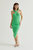 Marina Ribbed Knit Dress - Green