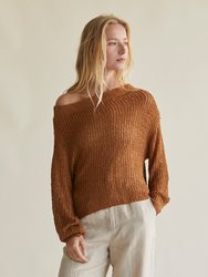 Marisol Knit Top - Brown