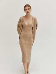 Mave Two Piece Sweater Dress - Beige
