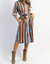 Monica Bold Stripe Midi Dress