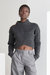 Oliva Crop Sweater - Charcoal