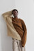Reese Color Block Sweater - Camel