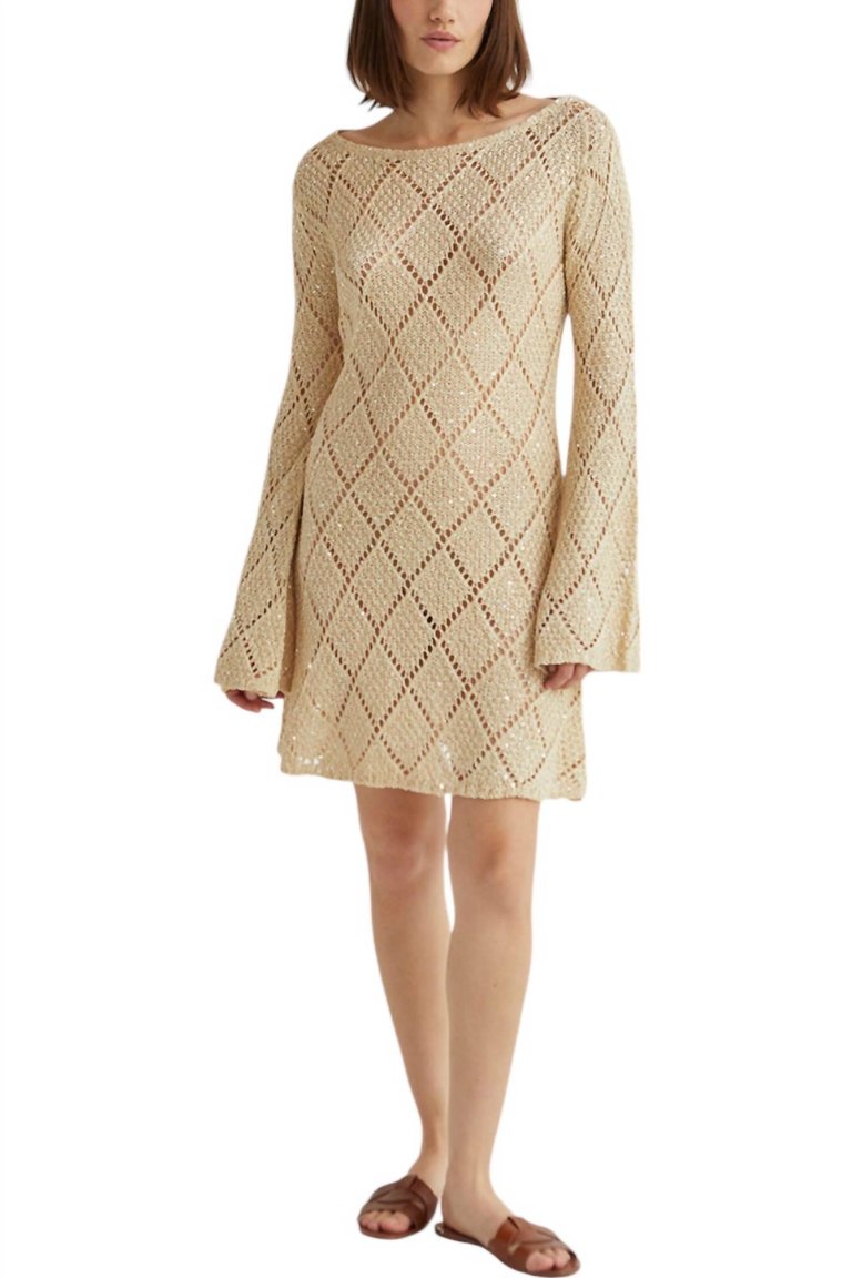 Rem Mini Cover Up Dress In Midsummer Gold - Midsummer Gold