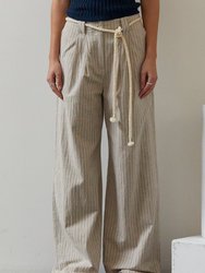 Riley Cotton Stripe Pants