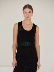 Rina Knit Dress - Black