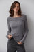 Shanie Brushed Ribbed-Knit Sweater