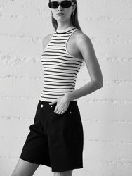 Shirley Stripe Racer Top