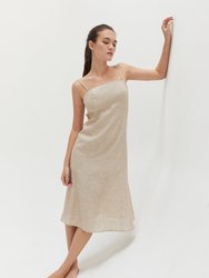 Sofia Linen Midi Dress