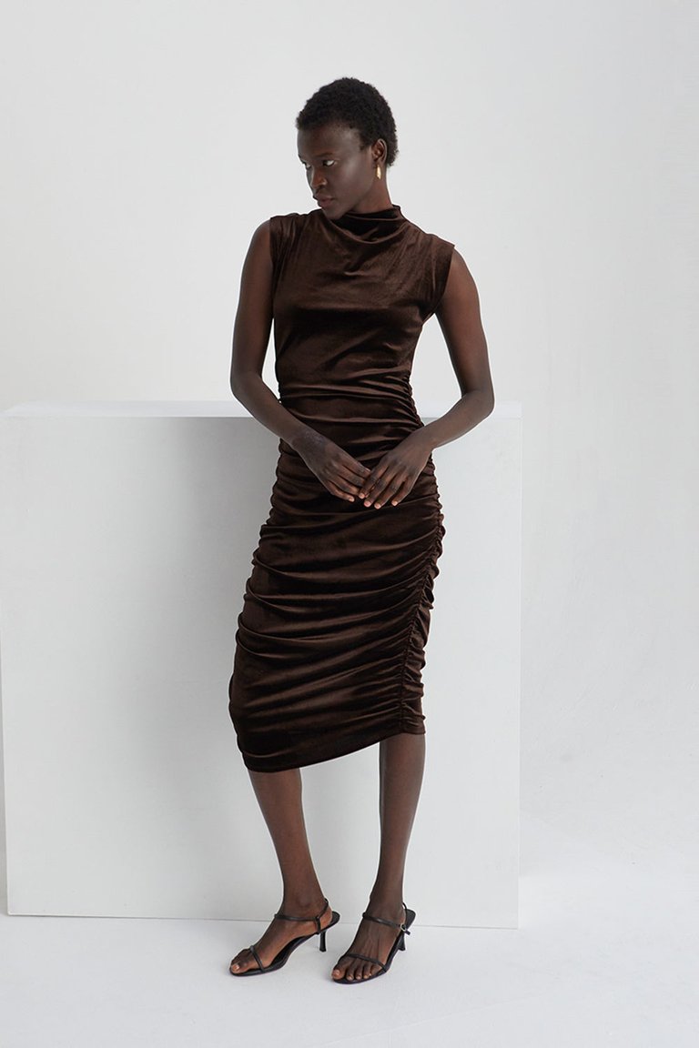 Sophie Velvet Midi Dress