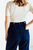 Taylor Corduroy Cotton Pants In Navy