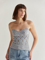 Ximena Knit Top - Blue