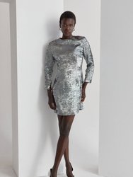 Zana Mini Dress - Silver
