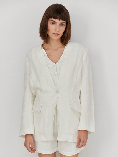 Crescent Zoey Linen Blazer product