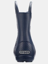 Childrens Crocs Handle It Rain Boot (Navy) (13)