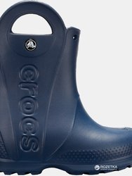 Childrens Crocs Handle It Rain Boot (Navy) (13)