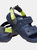 Childrens/Kids Classic All-Terrain Dual Straps Sandals - Navy/Green