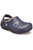 Childrens/Kids Classic Lined Clogs - Navy/Charcoal - Navy/Charcoal