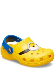 Childrens/Kids Fun Lab Minions Clogs - Yellow