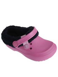 Crocs Blitzen II Kids Mules/Slip On Shoes (Pink) - Pink