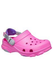 Crocs Childrens/Kids Classic All-Terrain Clogs (Electric Pink) - Electric Pink