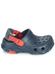 Crocs Childrens/Kids Classic All-Terrain Clogs (Navy)