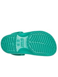 Crocs Childrens/Kids Classic Clogs (Deep Green)