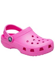 Crocs Childrens/Kids Classic Clogs (Electric Pink) - Electric Pink