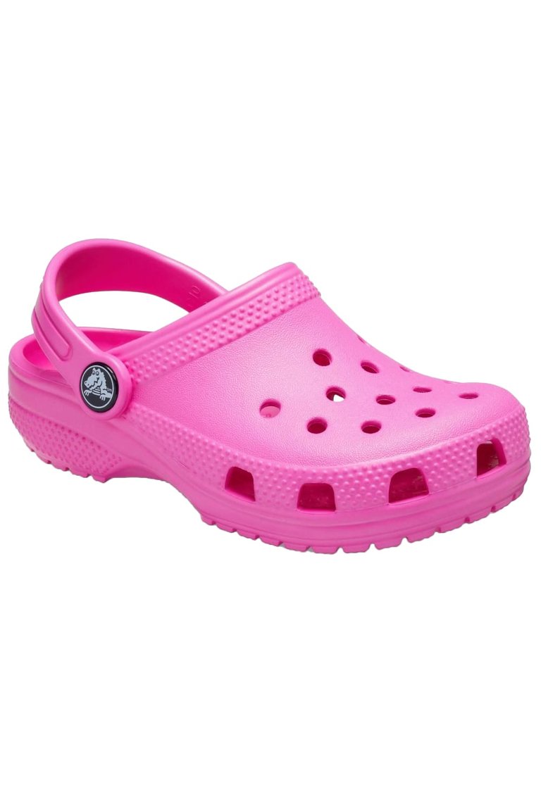 Crocs Childrens/Kids Classic Clogs (Electric Pink) - Electric Pink