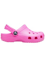 Crocs Childrens/Kids Classic Clogs (Electric Pink)