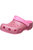 Crocs Childrens/Kids Classic Glitter Slip On Clog (Light Pink)