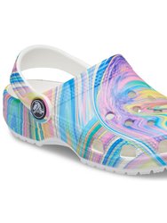 Crocs Childrens/Kids Classic Out Of This World II Swirl Clogs (Multicolored) - Multicolored