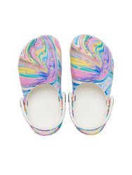 Crocs Childrens/Kids Classic Out Of This World II Swirl Clogs (Multicolored)