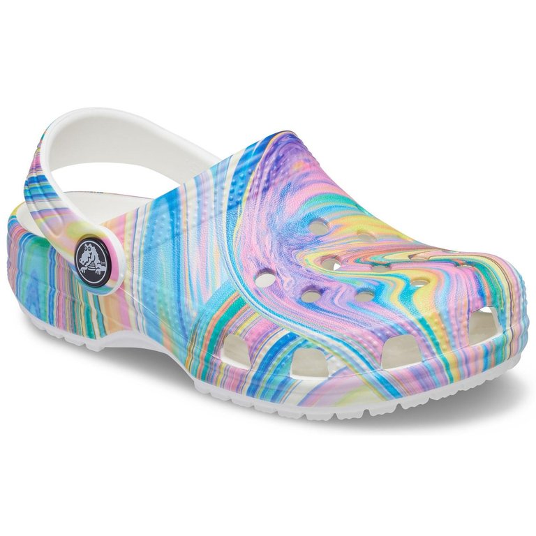Crocs Childrens/Kids Classic Out Of This World II Swirl Clogs (Multicolored) - Multicolored