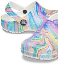 Crocs Childrens/Kids Classic Out Of This World II Swirl Clogs (Multicolored)