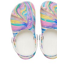 Crocs Childrens/Kids Classic Out Of This World II Swirl Clogs (Multicolored)