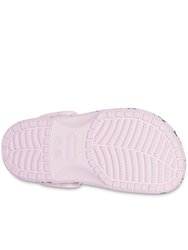 Crocs Childrens/Kids Classic Panda Clogs (Blush Pink)