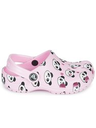 Crocs Childrens/Kids Classic Panda Clogs (Blush Pink)