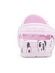 Crocs Childrens/Kids Classic Panda Clogs (Blush Pink)