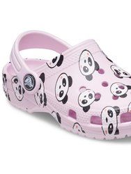 Crocs Childrens/Kids Classic Panda Clogs (Blush Pink) - Blush Pink