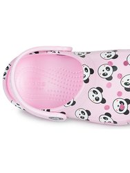 Crocs Childrens/Kids Classic Panda Clogs (Blush Pink)