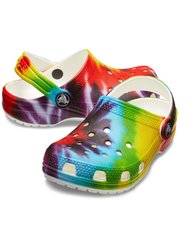 Crocs Childrens/Kids Classic Tie Dye Clogs (Multicolored)